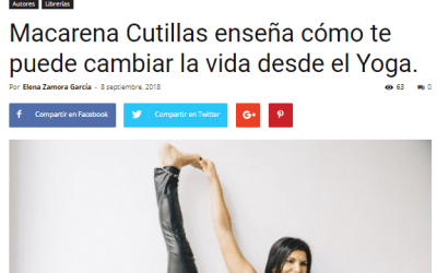 Macarena Cutillas y su libro «GuíaBurros: Yoga con calor» en Casa de Letras