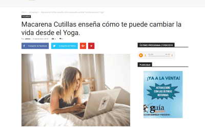 Colaborum, medio experto en economía colaborativa, habla sobre el «GuíaBurros: Yoga con Calor»